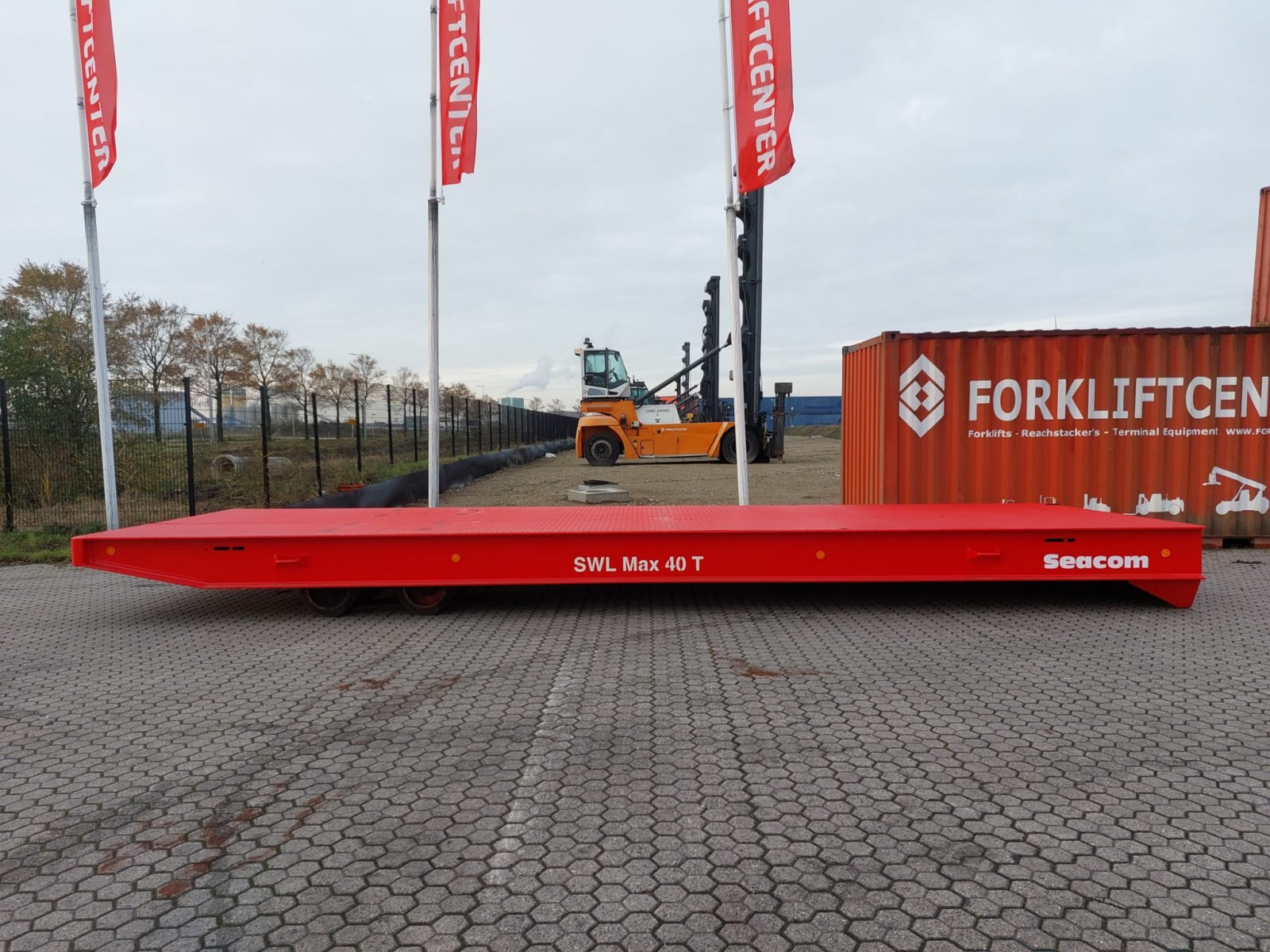 SEACOM RT 7.9m 40t Lowbed Roll Trailer For Sale | Forkliftcenter